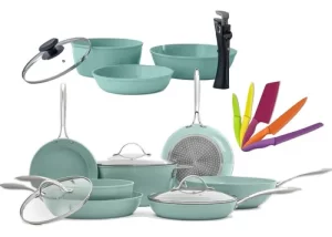 Super Paquetazo Jade Cook 20 Piezas Promoción - Cv Directo Color Chef + Smart + Cuchillos